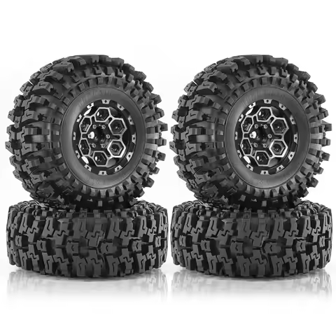 Aluminum Alloy Anti-Lock Wheel Hubs, Set of 4, 1.9inch Suitable for Axial Scx10 Trx4 Trx6 D90 Vs4-10