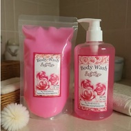 Bodywash SAVING PACKAGE | Aesthetic scented liquid bath soap | 800ml Refill + 500ml Pump Bottle
