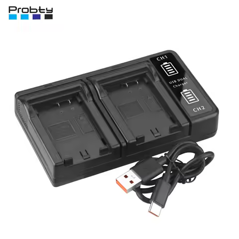 Probty EN-EL25a EN-EL25 Battery Charger, Double Slot MH-32 Charger for Nikon Z30, Z50, Zfc Cameras