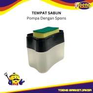 Dishwashing Soap Holder - Pump Soap Holder - SOAP + SPONGE HOLDER