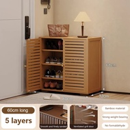 Mr.Bamboo ตู้เก็บรองเท้า ตู้รองเท้า ชั้นวางรองเท้า 6/7/8ชั้น ตู้ใส่รองเท้า ตู้เก็บรองเท้ากันฝุ่น ประ