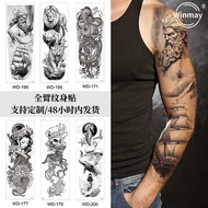 Long Flower Arm tattoo Sticker Full Arm Waterproof Temporary tattoo Full Arm tattoo Sticker