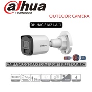 DAHUA 2MP 1080P SMART DUAL LIGHT HDCVI OUTDOOR BULLET CAMERA (DH-HAC-B1A21-A-IL)