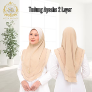 Tudung Ayesha 2 Layer | Premium