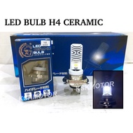 LED Bulb Ceramic H4(WHITE)Stornger Character(lc135 y15zr wave125 srl115 ebonus honda yamaha sym vf3i motorcycle light)