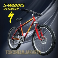 Sticker 1 set S WORK/ Cutting bicycle sticker