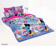 TOTO ผ้าปูที่นอนครบเซ็ต 3.5 6 ฟุต (ไม่รวมผ้านวม) ลายมิกกี้เมาส์ ลิขสิทธิ์แท้ TOTO 100%