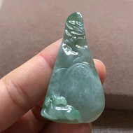 Jade Pendant 48/23/5mm/7.96g with Certificate