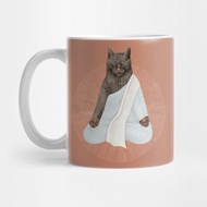 HITAM Black cat Coffee Mug meditationed cat black Coffee Mug