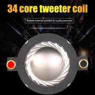 [Bogr] DIY Parts 34.4 Core Tweeter Voice Coil Membrane Flat Wire Circular Wire Titanium Film Treble 