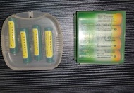 ***2件一套價  透明 塑膠 2A 3A 電池盒 儲物 收納 ** 2件一套價  Total 2pcs One Set Price  AA AAA Battery Case Plastic Tran