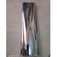 (ecer 1 Meter) plastik prada foil emas silver wessler pewarna kaligrafi