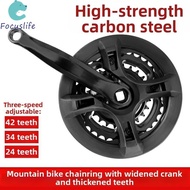 MTB Chainring Set Carbon Steel Construction Left Crank Option Replacement Part