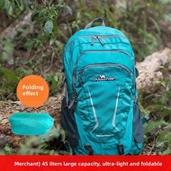 Foldable Outdoor Mountaineering Backpack Travel Lightweight Backpack Men Women Waterproof 45L Large 