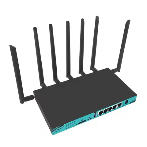 1200Mbps 5G Router SIM M.2 Slot Wireless WIFI 2.4GHz 5GHz 4g 5g RM520N-GL Modem 4*RJ45 LAN 16MB 256M