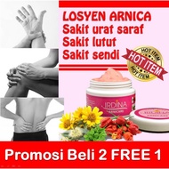 losyen sakit lutut , urat saraf , sendi , otot , badan , tangan dan kaki - irdina hot gel