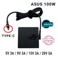 ASUS ADAPTER TYPE-C ORIGINAL(SQUARE)100W/45W- 5V/3A9V3A,15V/3A,20V/5A