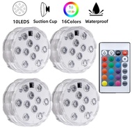 LIAME Color Changing LED Diving Light RGB Battery Powered Diving Knob Lights Multi-Purpose Dimmable LED Aquarium Lights Decorations Wedding Party Vase Decor