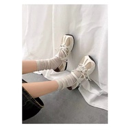 (QC standard Shoes) Korean Lace-up Sports Ballet Shoes