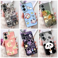 Motorola Moto G05 Black Silicone Soft Case MOTO G05 G 05 4G Cute Panda Cartoon Phone Casing