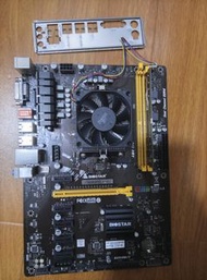 AMD A6-9500  & BIOSTAR TB350-BTC 主機板連擋板 & DDR4 4G Ram