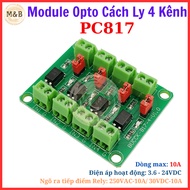 PC817 2-Channel Optocoupler Isolation Board 4-Channel Optocoupler Isolation Board