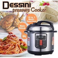 MALAYSIA O: PERIUK TEKANAN (DESSINI) 6L Electric Pressure Cooker Timer Rice Cooker DESSINI PRESSURE COOKER