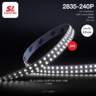 SL LIGHTING | Strip Light (COB&SMD)- ไฟเส้นแอลอีดี สวย สว่าง สมูท ยาว 5 เมตร 10 เมตร(DOUBLE LINE) แล
