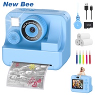 New Bee H16 2.4" 1080P HD Instant Print Camera for Kids Girls Boys with 32G TF Card & Photo Paper