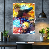 Naruto art paper poster size 21x30 portrait includes lamination