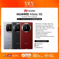 HUAWEI Mate X6 (12GB+512GB) 7.93" inches I Ultra Chroma Camera | Innovative Live-multitask