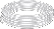 Aquarium Airline Tubing 26 Feet Clear, 3/16" Flexible PVC Hose for Fish Tank Air Pump, Hydroponics, 