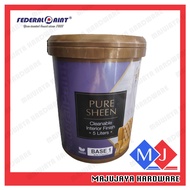 FEDERAL PAINT Federal Pure Sheen Paint 5L White Washable Interior Finish Indoor FELTEC 800 Wall Seal