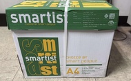 [1 Carton Box] Double A Manufacture- Smartist A4 Paper 70Gsm Copier Paper 500s (500 sheets/ream)(5 R