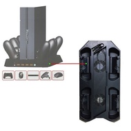 10 in 1 Multifunction Super Charging Dock with Dual Cooling Fans for Playstation 4 PS4 Console