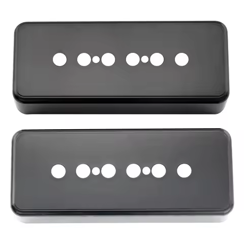 Musiclily Pro Plastic 48mm/50mm P90 Soapbar Guitar Pickup Covers for Import LP SG Electric Guitar (S