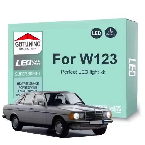 13Pcs Canbus LED Interior Light Bulb Kit For Mercedes Benz E Class W123 200 220D 230 250 280E 300D 1