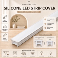 HARDWARE MALL Silicone Channel Strip Light Rubber Silicone Channel LED Cover Casing Housing LED Prof