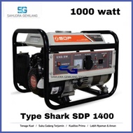 Genset Generator Shark Sdp Mesin Genset 1000 Watt Bensin