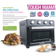 Tough Mama NTM-AFO23 Air fryer Oven 23L Matte Black Airfryer Oven Airfry, Bake, &amp; Roast