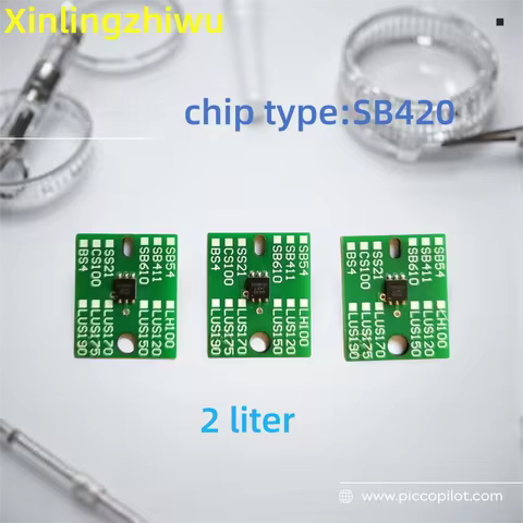 2Liter SB420 One Time Use Cartridge Chip for Mimaki TS300P TS330 TX300P Printer