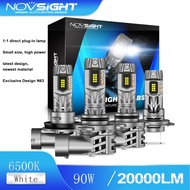 Novsight Fog Light Car Led Light 9005 9006 H1 H3 H7 H11 H8 H9 N63 20000LM