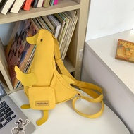 Japanese Crossbody Bag for Student Cute Duckling Ugly and Cute Canvas Bag New Small Personality