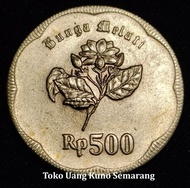 Uang Kuno Koin 500 Melati Besar 1991