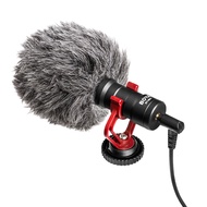 BOYA BY-MM1 mobile phone live broadcast directional radio condenser microphone SLR DV camera recording microphone professional interview radio top microphone