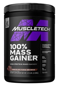 Mass Gainer MuscleTech 100% Mass Gainer Protein Powder Protein Powder for Muscle Gain Whey Protein +