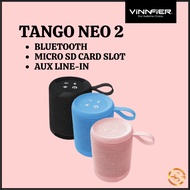 Ready Stock Vinnfier Tango Neo 2 Portable Bluetooth Speaker Rechargeable Battery Aux Line In Micro S