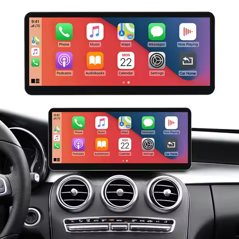 12.3 Wireless Carplay Screen Multimedia Display For Mercedes-Benz C GLC V Class W205 W447 A W176 CLA