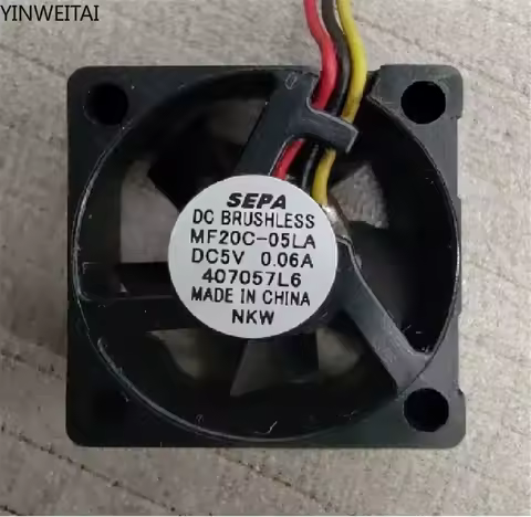 3PCS Fan For SEPA MF20C-05A MF20C-05LA MF20C-05 5V 0.1A 2008 20X20X8MM 2CM Mini silent heat dissipat
