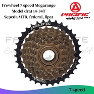 Fantasy Sprocket gear freewheel gear 7 speed megarange pacific threaded model MTB federal folding bi